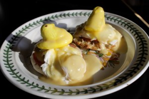 Not just the English Muffins are toasted in this dish.